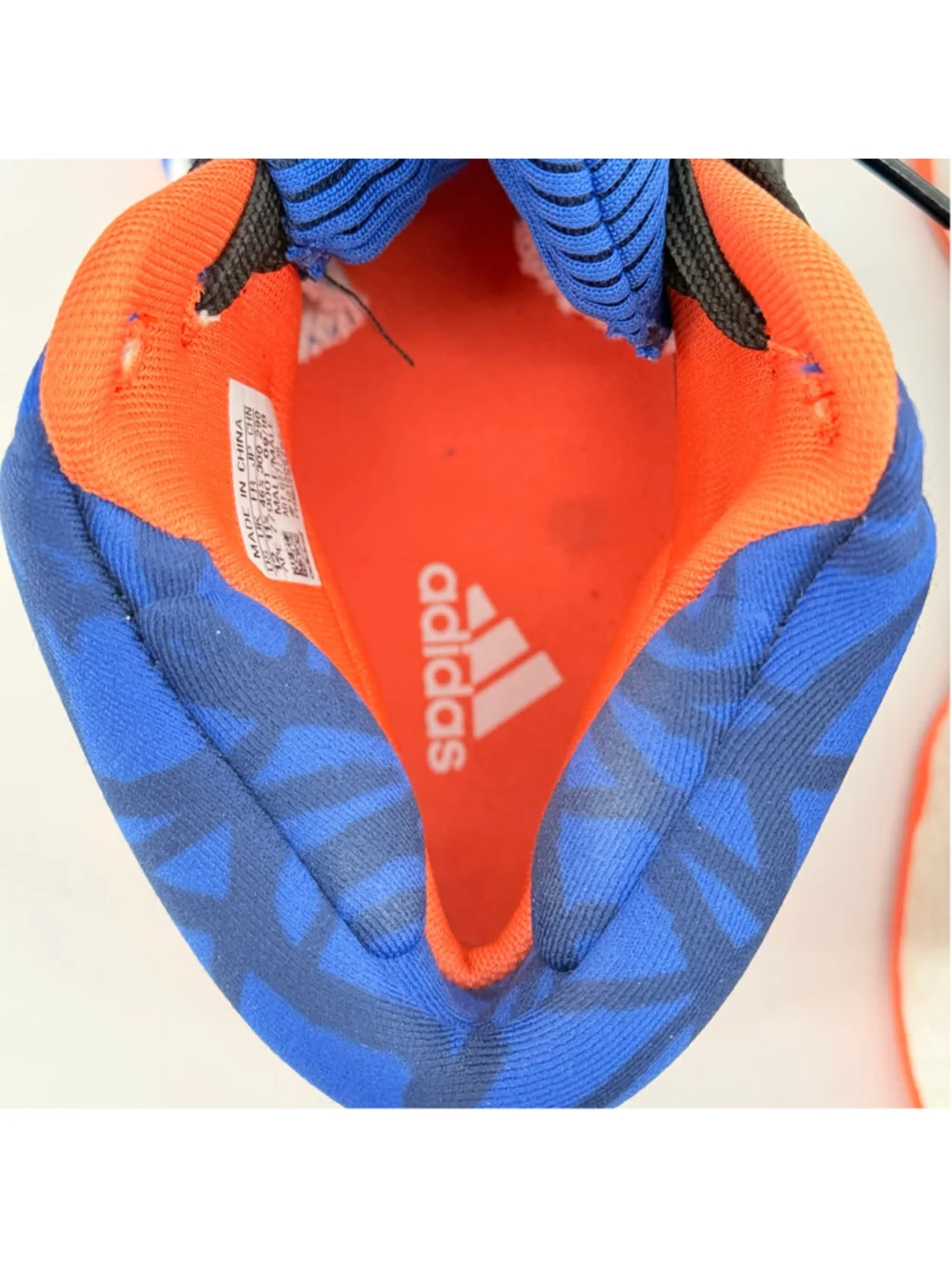 Adidas Marquee Boost Kristaps Porzongis Blue Orange Size 12 Sneakers Shoes